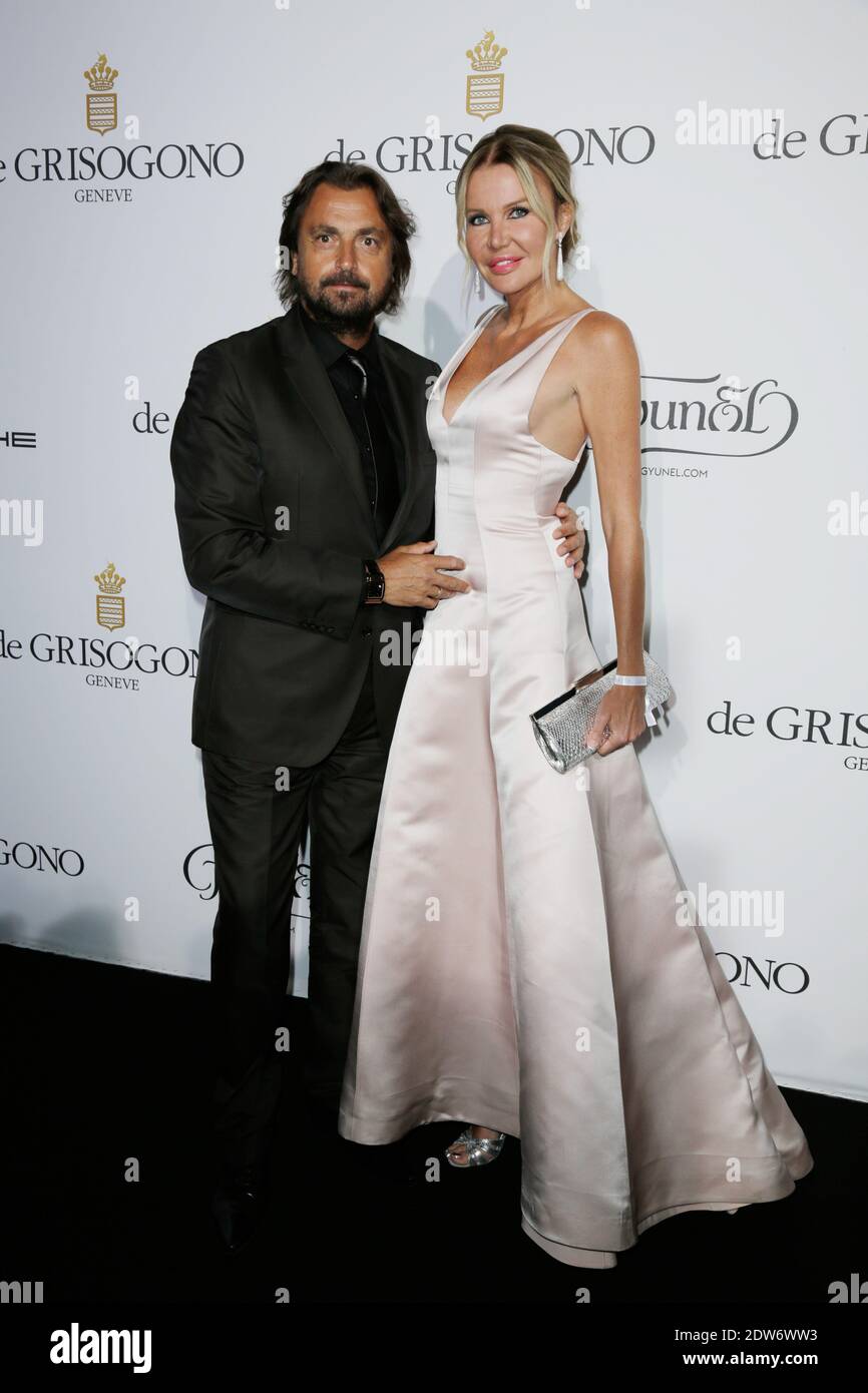 Henri Leconte and his wife Florentine attending the De Grisogono Party