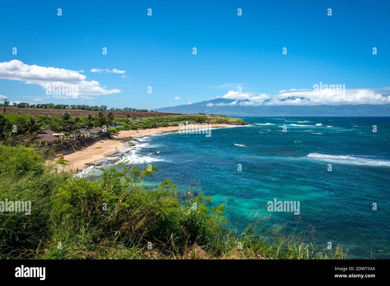 Maui, Hawaii, Ho‘okipa, Windsurfing Capital of the World Stock Photo