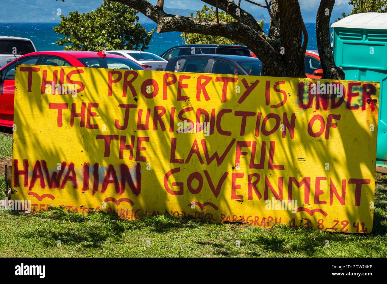 Maui, Hawaii, Ho‘okipa, Native Hawaiian Movement Stock Photo
