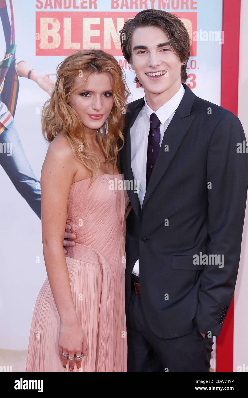 Bella Thorne and Zak Henri attend the Blended premiere at TCL Chinese