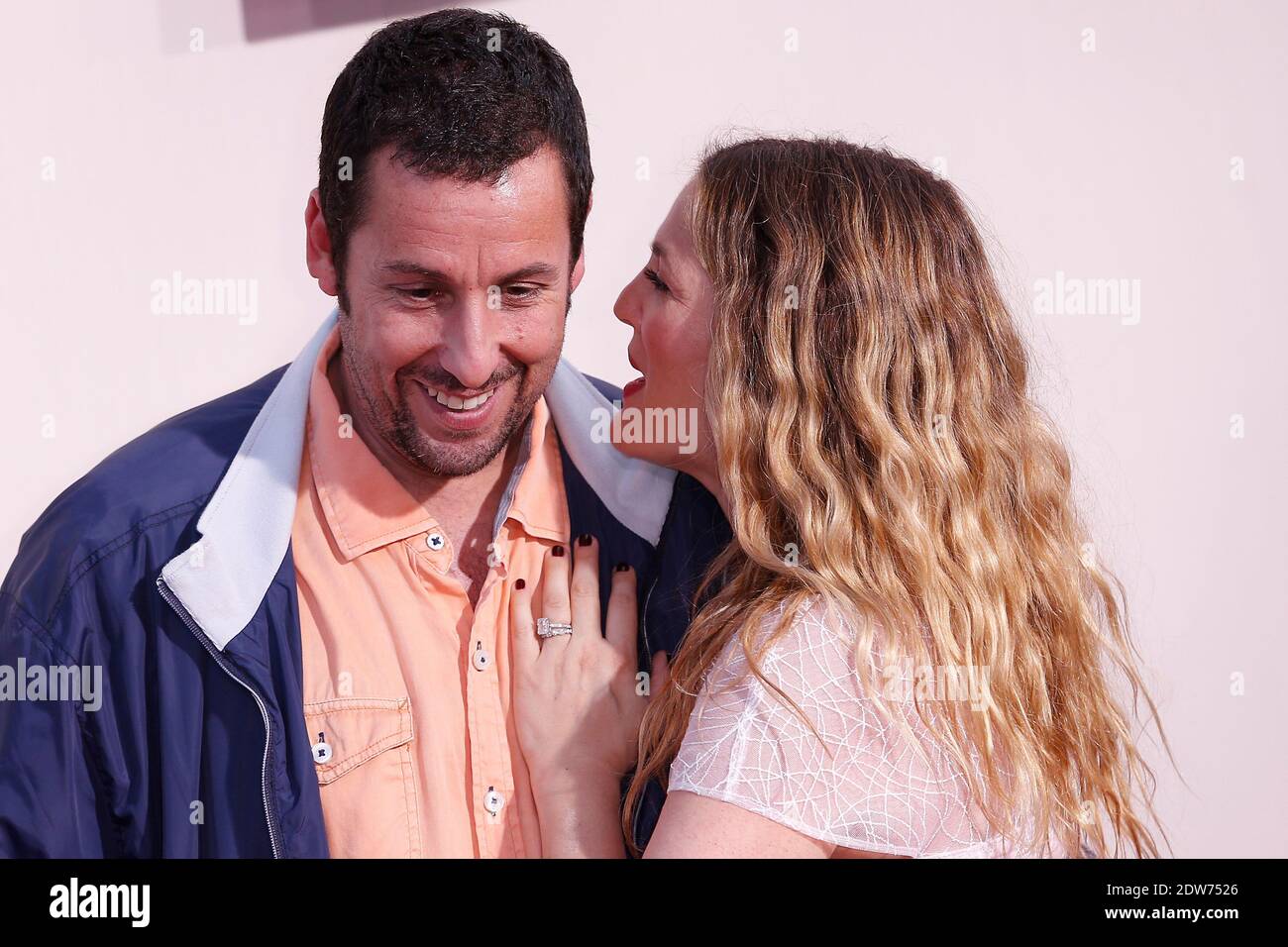 Adam Sandler and Drew Barrymore attend the Blended premiere at TCL Chinese Theatre, in Hollywood, Los Angeles, CA, USA on May 21, 2014. Photo by Julian Da Costa/ABACAPRESS.COM Stock Photo