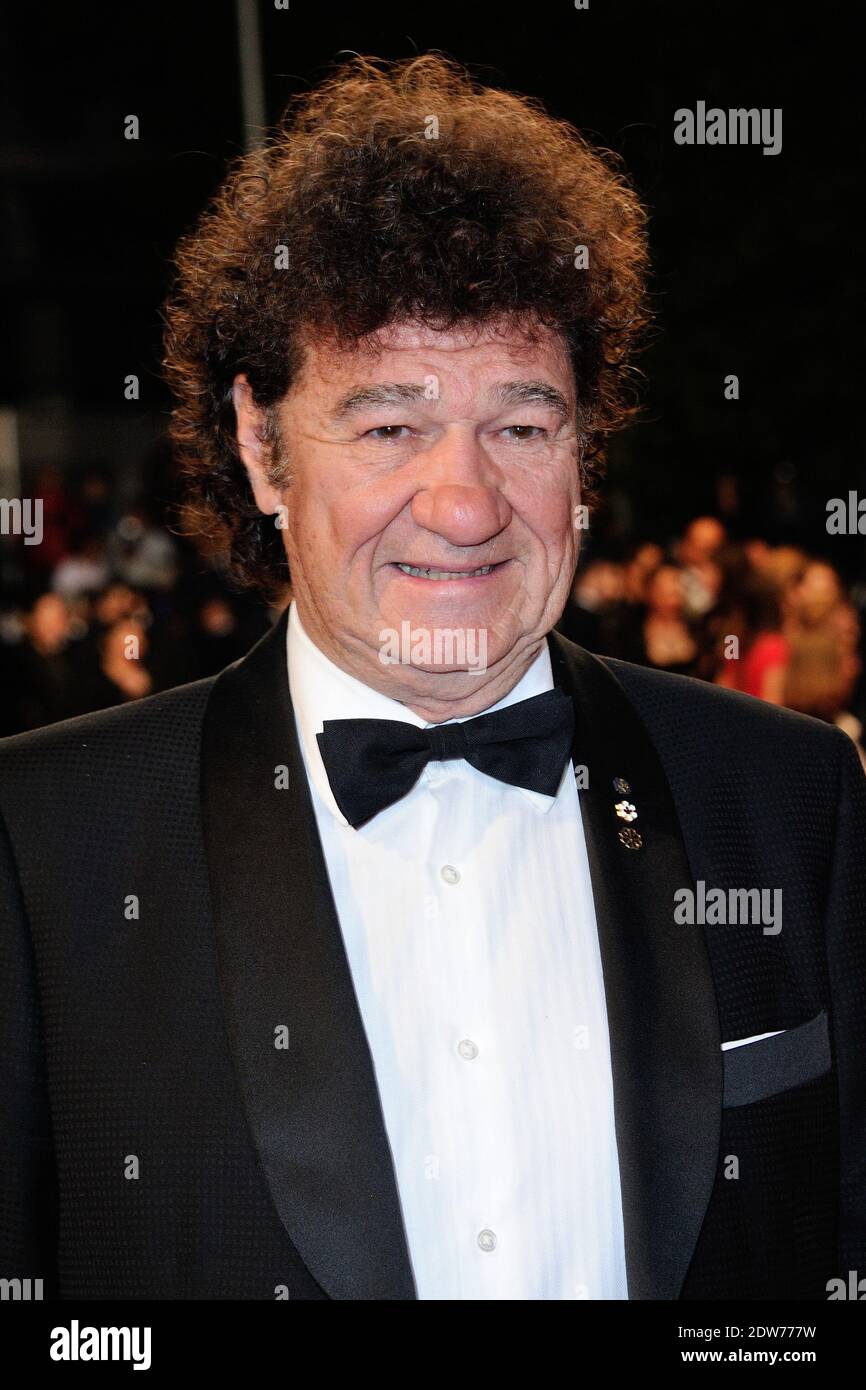 Singer Rob Singer Robert Charlebois arriving at the Palais des Festivals for the ...