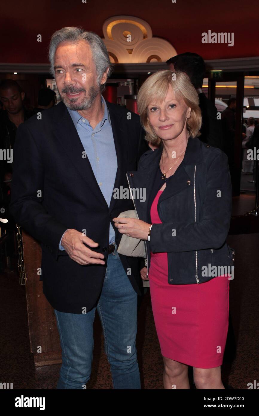 Elisa Servier attending the one man show of Jean-Marie Bigard "Bigard fete  ses 60 ans"
