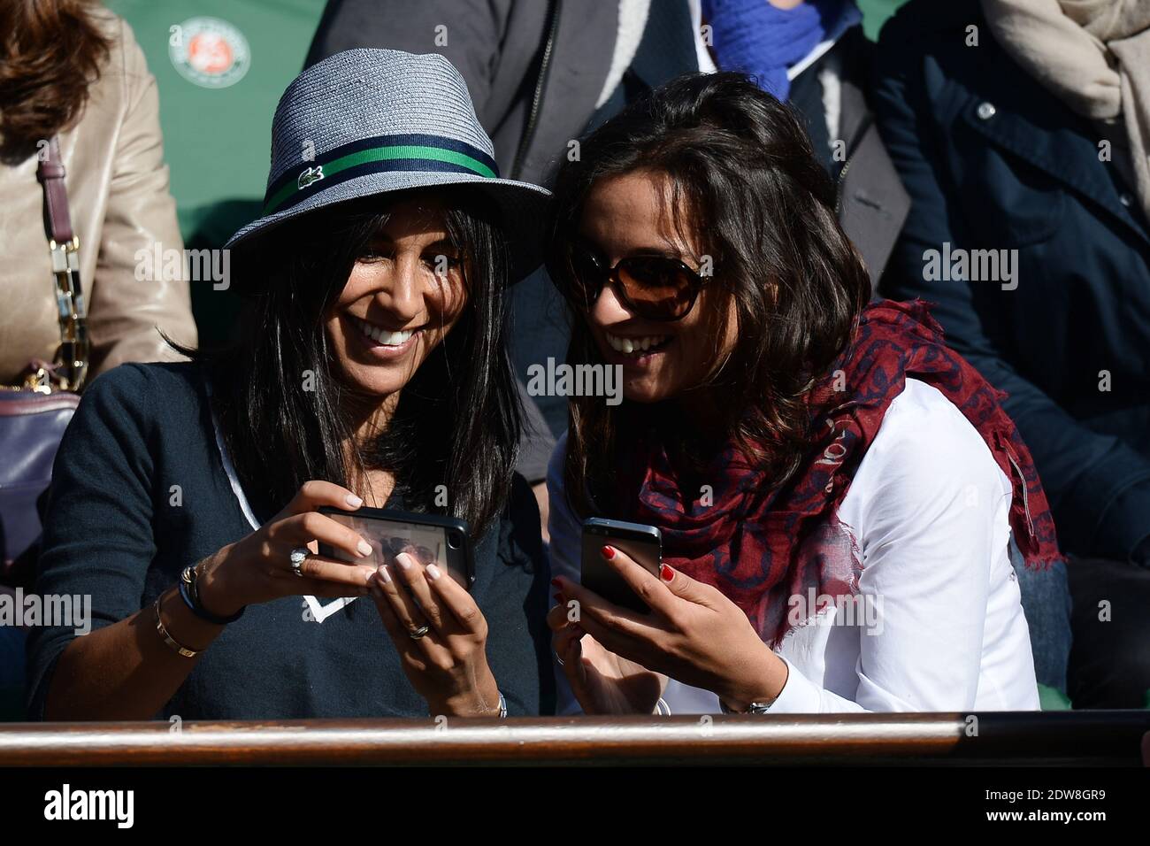 Reem Kherici attending Day 12 of the French Open 2014 held at Roland