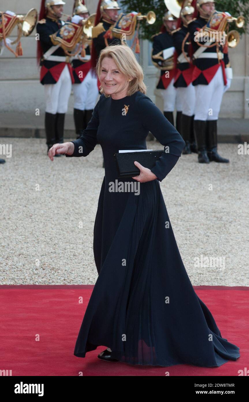 Catherine Pegard attends the State Banquet given in honour of HM The Queen Elizabeth II by French President Francois Hollande at the Elysee Palace, as part of the official ceremonies of the 70th Anniversary of the D Day, on June 6, 2014, in Paris, France. Photo by Thierry Orban/ABACAPRESS.COM Stock Photo