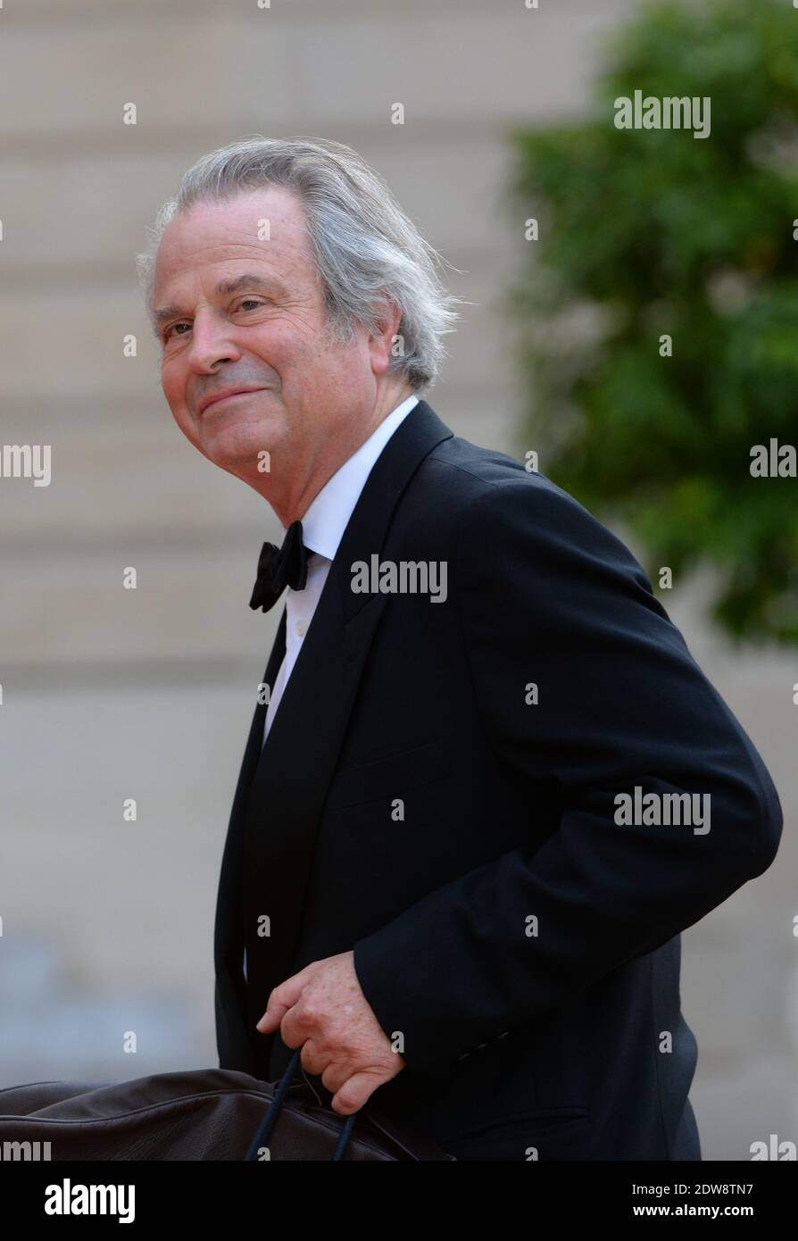 Franz-Olivier Giesbert attends the State Banquet given in honour of HM The Queen Elizabeth II by French President Francois Hollande at the Elysee Palace, as part of the official ceremonies of the 70th Anniversary of the D Day, on June 6, 2014, in Paris, France. Photo by Christian Liewig/ABACAPRESS.COM Stock Photo