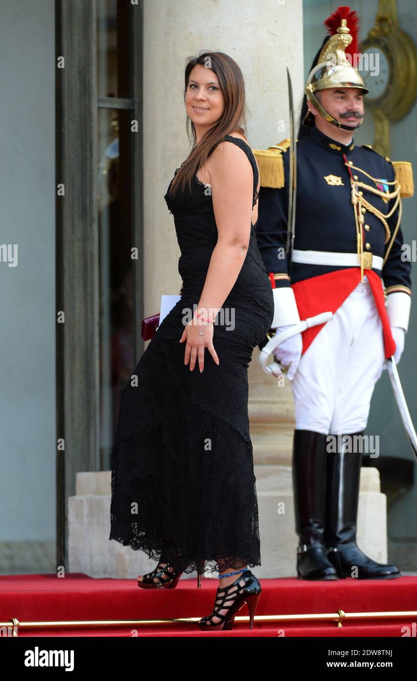 Marion Bartoli attends the State Banquet given in honour of HM The Queen Elizabeth II by French President Francois Hollande at the Elysee Palace, as part of the official ceremonies of the 70th Anniversary of the D Day, on June 6, 2014, in Paris, France. Photo by Christian Liewig/ABACAPRESS.COM Stock Photo