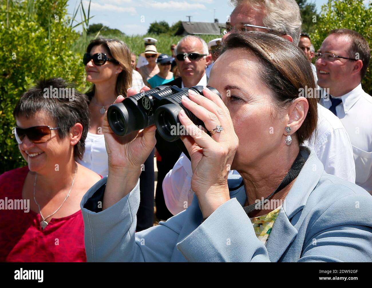 Environment and Energy Minister Segolene Royal visits the Teich