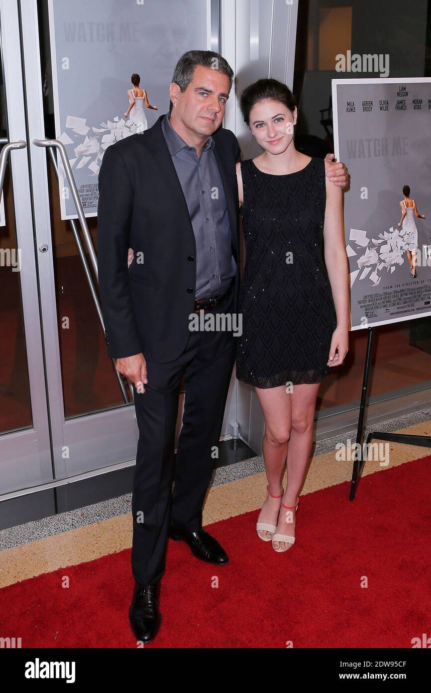 Remy Nozik and Michael Nozik attend the premiere of Sony Picture Classics Third Person at Linwood Dunn Theater at the Pickford Center for Motion Study, in Hollywood, Los Angeles, CA, USA, on June 9, 2014. Photo by Julian Da Costa/ABACAPRESS.COM Stock Photo
