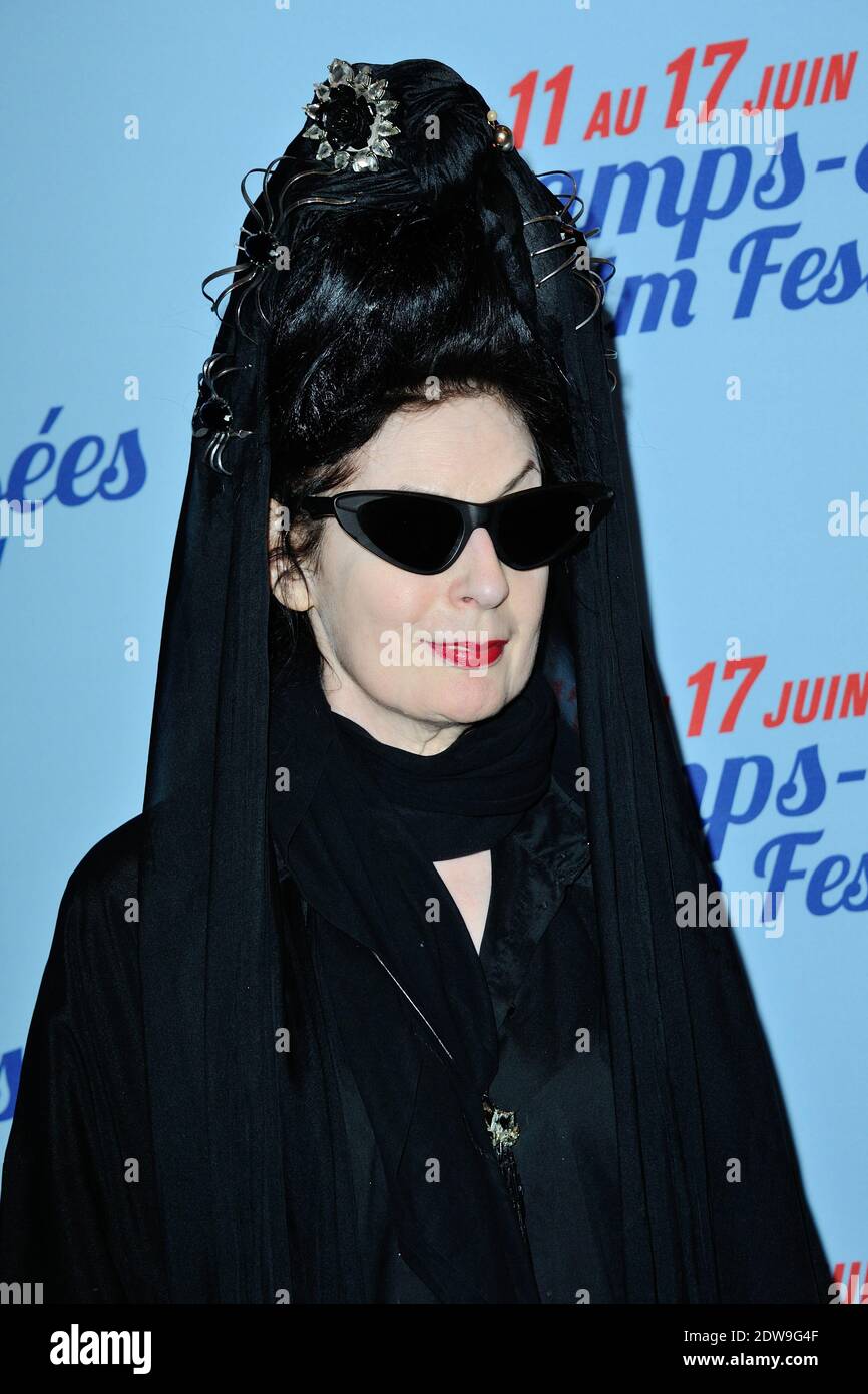 Diane Pernet attending the Carte Blanche A Mike Figgis event part of the Champs Elysees Film Festival at Publicis Cinema in Paris, France, on June 15, 2014. Photo by Aurore Marechal/ABACAPRESS.COM Stock Photo