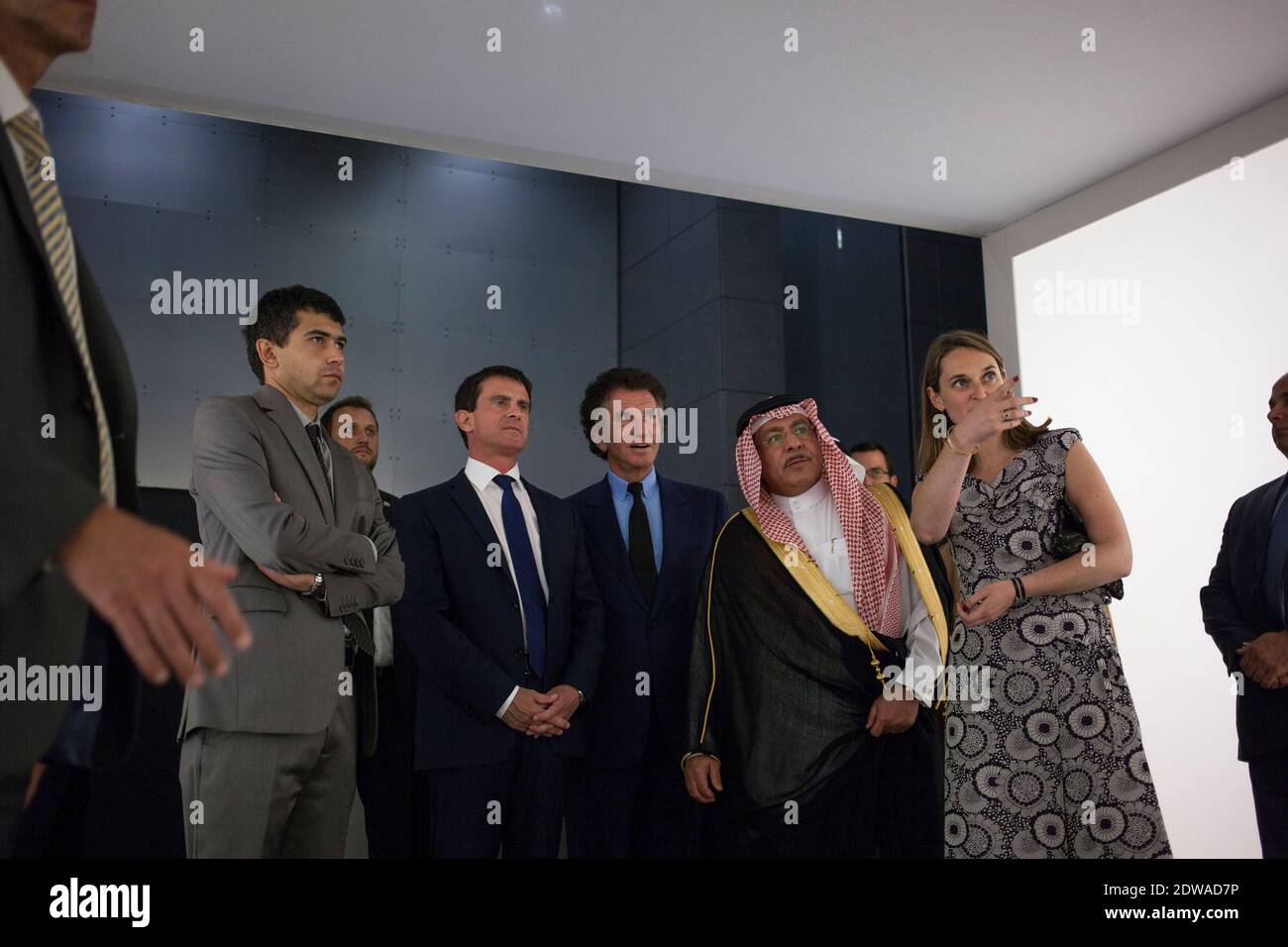 French Prime Minister Manuel Valls With President Of The Arab World Institute Institut Du Monde Arabe Ima In French Jack Lang Visit Hajj The Pilgrimage To Mecca Hajj Le Pelerinage A La