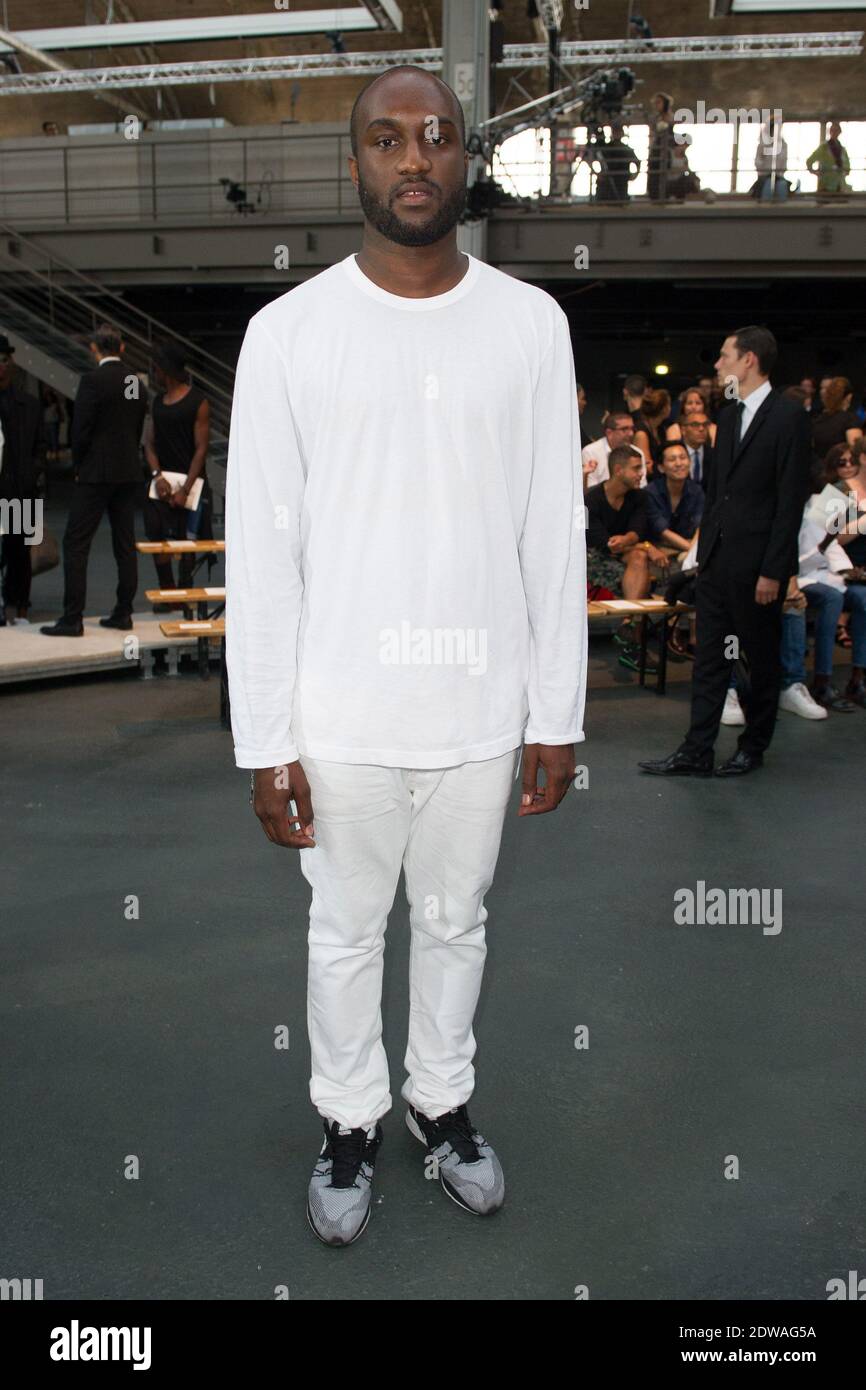 Virgil Abloh attending Givenchy Spring-Summer 2015 mens collection  presentation held at Hall Freyssinet in Paris, France, on June 27, 2014.  Photo by Laurent Zabulon/ABACAPRESS.COM Stock Photo - Alamy