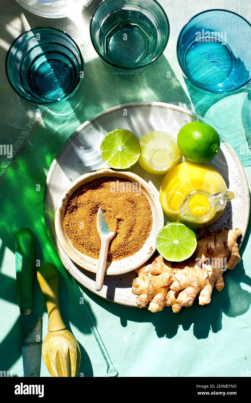 Homemade Ginger Beer Stock Photo