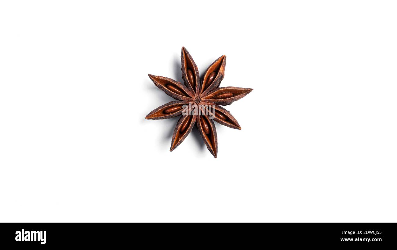 Star anise and cloves on a white background Stock Photo Alamy