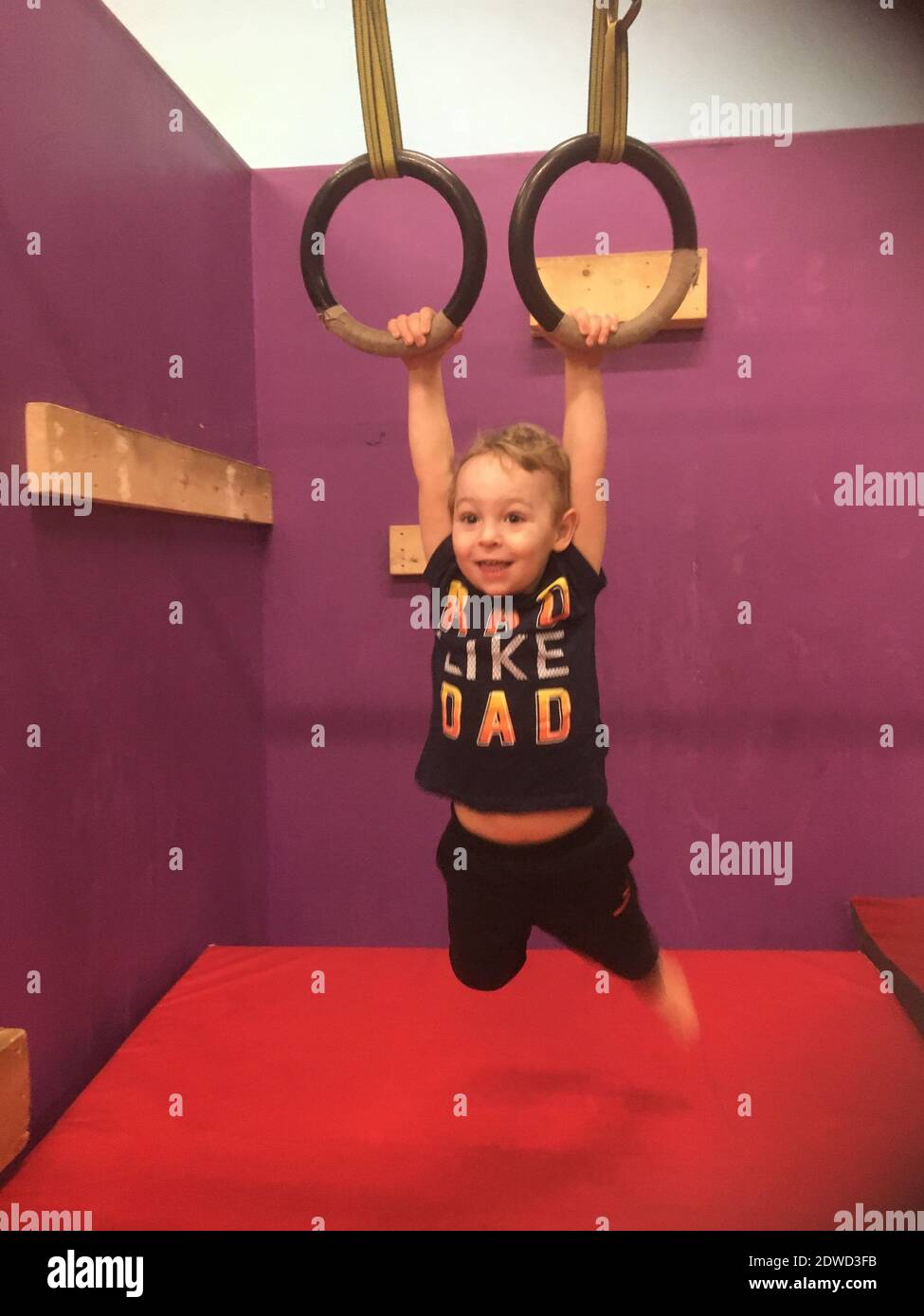 Gymnastic ring boy hi-res stock photography and images - Alamy