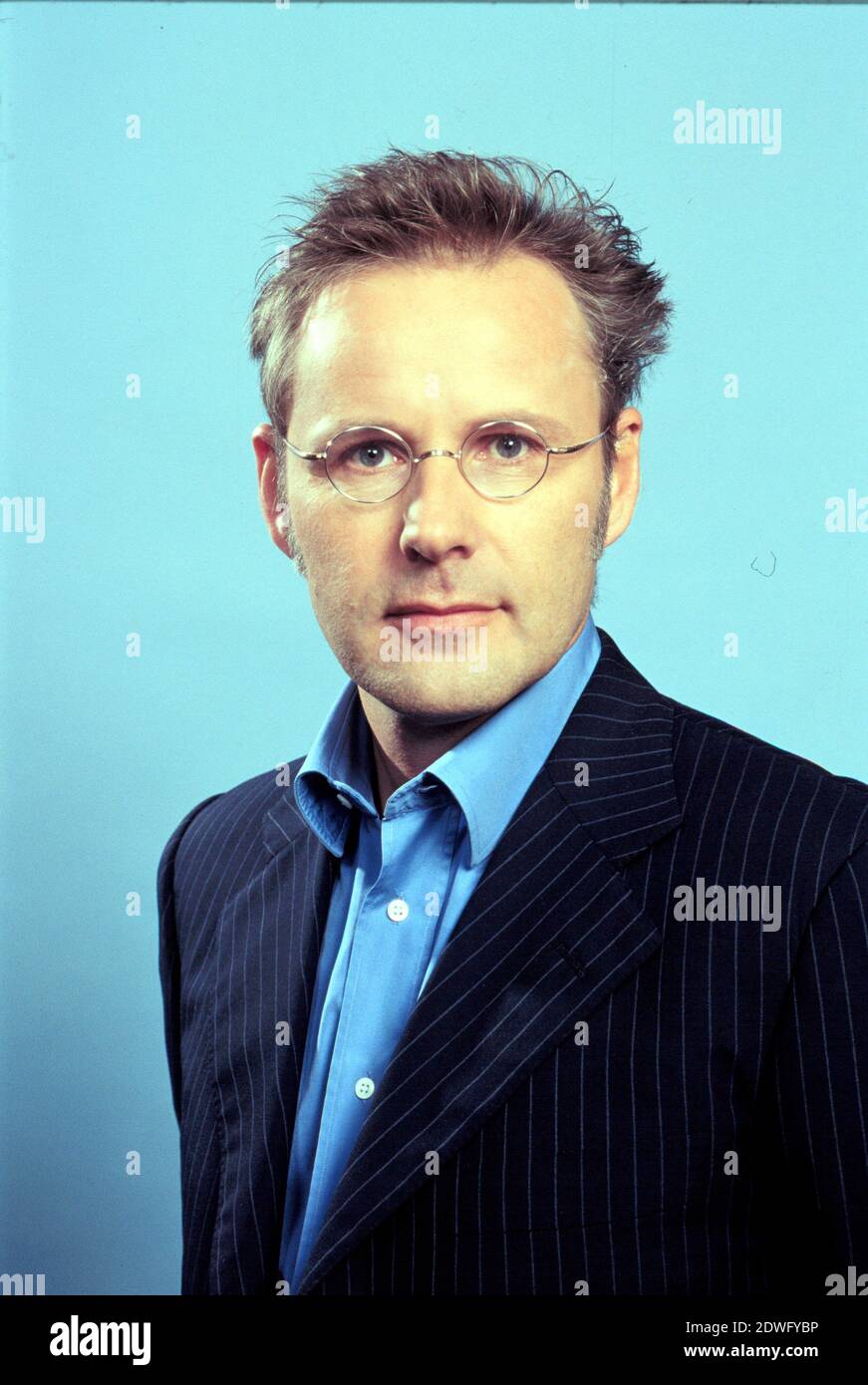 Porträt des Moderator REINHOLD BECKMANN, 1998. Portrait of presenter BECKMANN, circa Stock Photo - Alamy