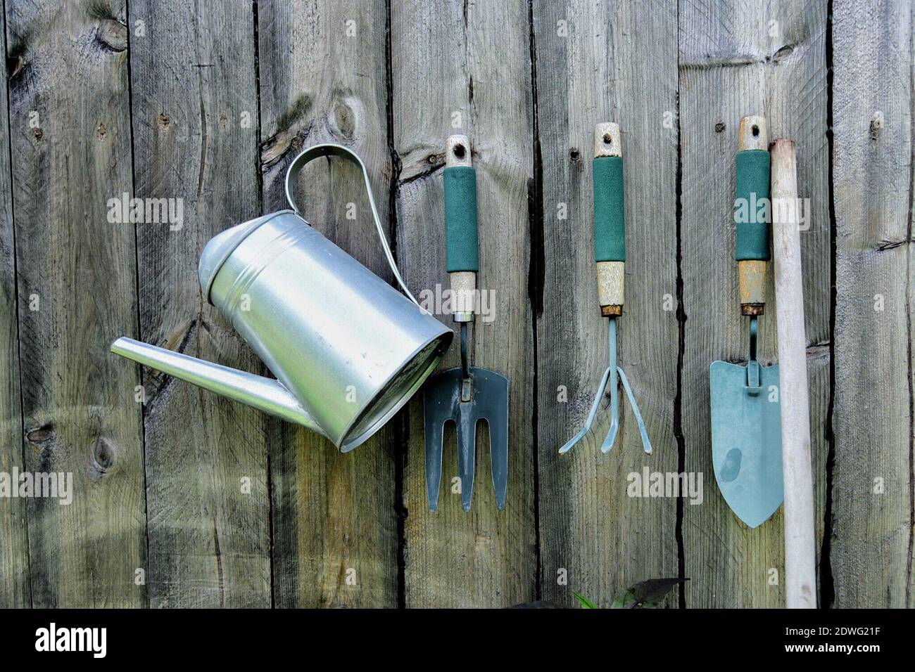 Tools For Container Gardening High Resolution Stock Photography and