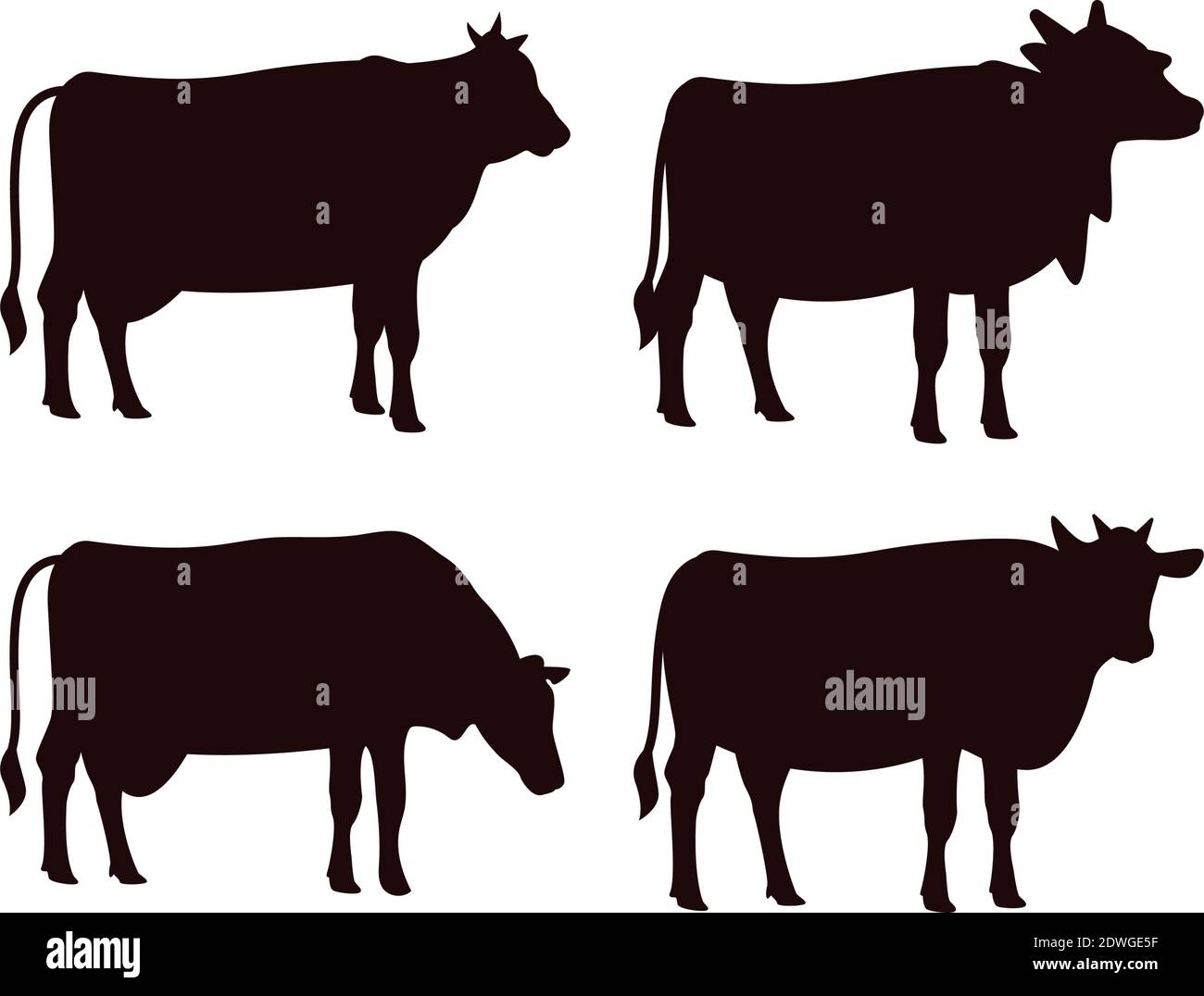 Cow icon design template vector isolated illustration Stock Vector ...