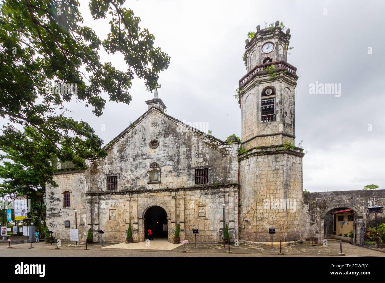 The Maasin Cathedral in Southern Leyte, Philippines Stock Photo
