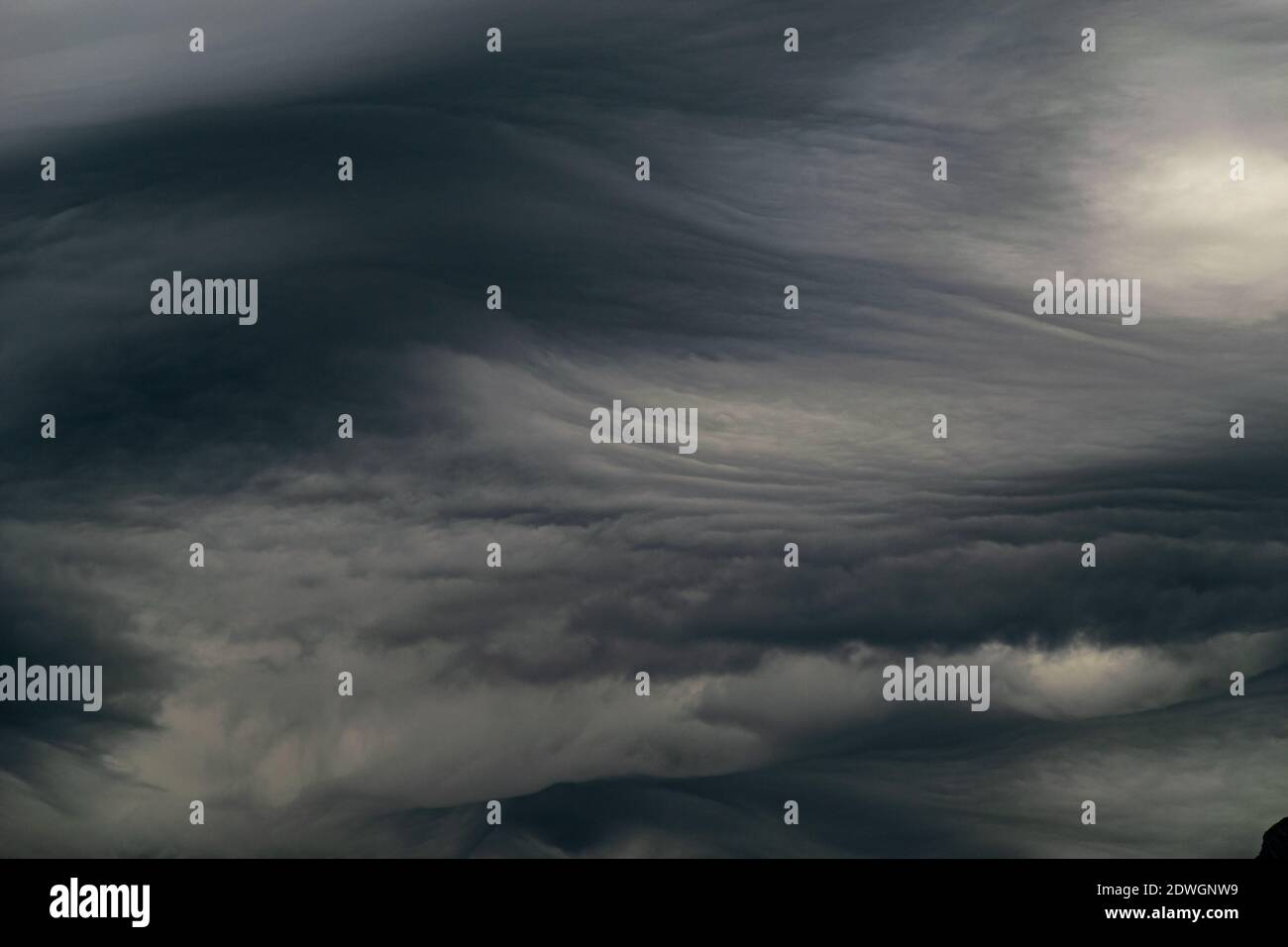 Dark storm clouds over forest hi-res stock photography and images - Alamy