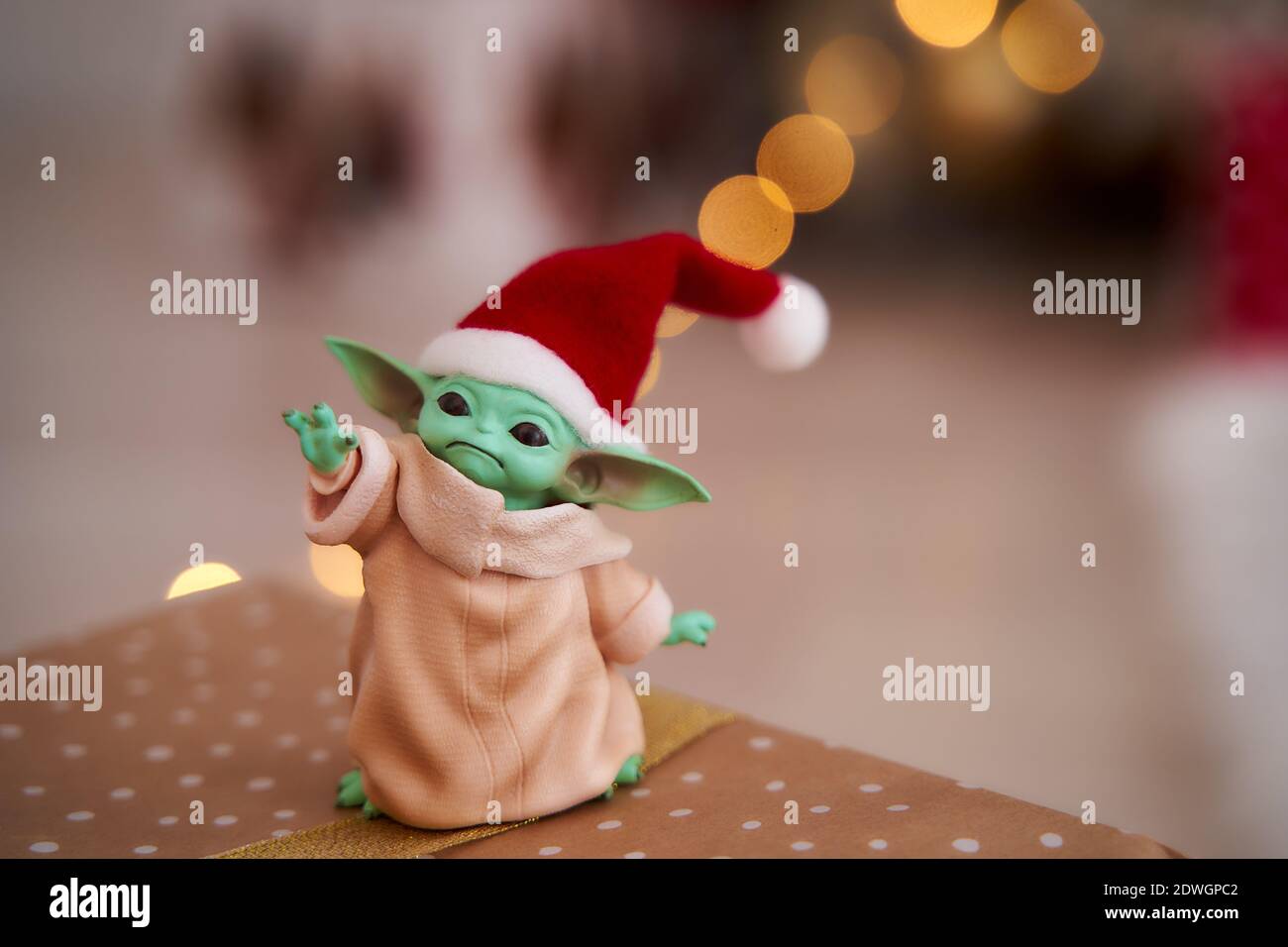 Dec, 2020: Display of Baby Yoda, an 