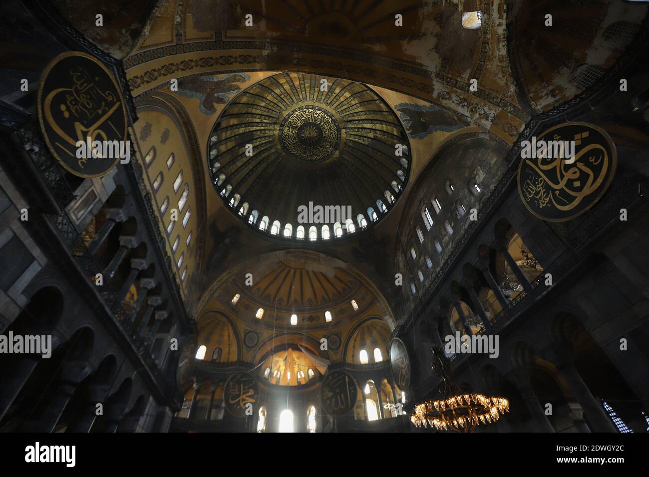 Hagia Sophia Mosque in Sultanahmet, Istanbul City, Turkey Stock Photo ...