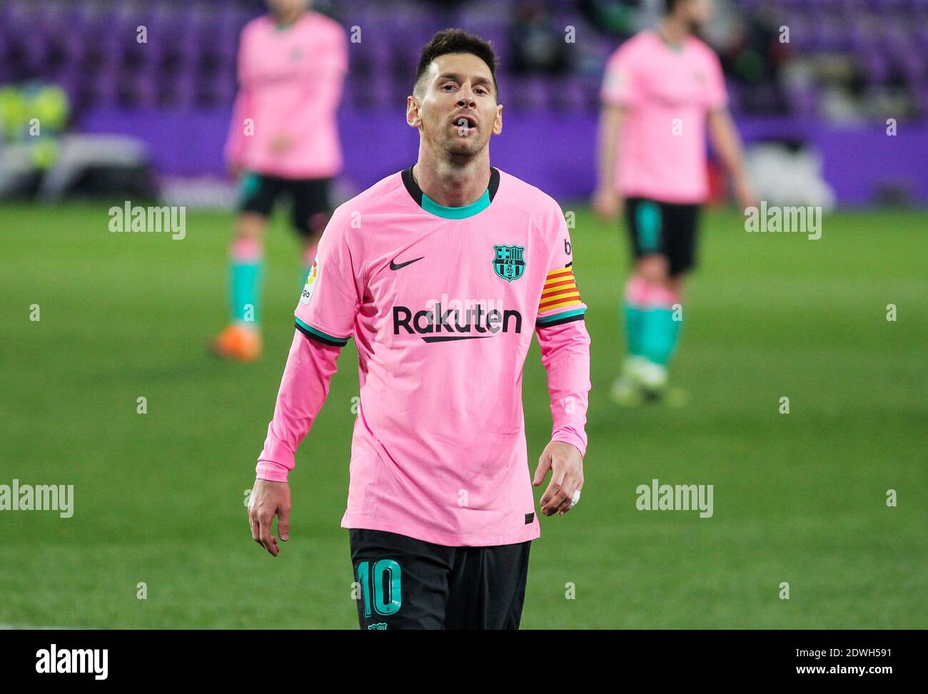 Lionel Messi of FC Barcelona during the Spanish championship La Liga