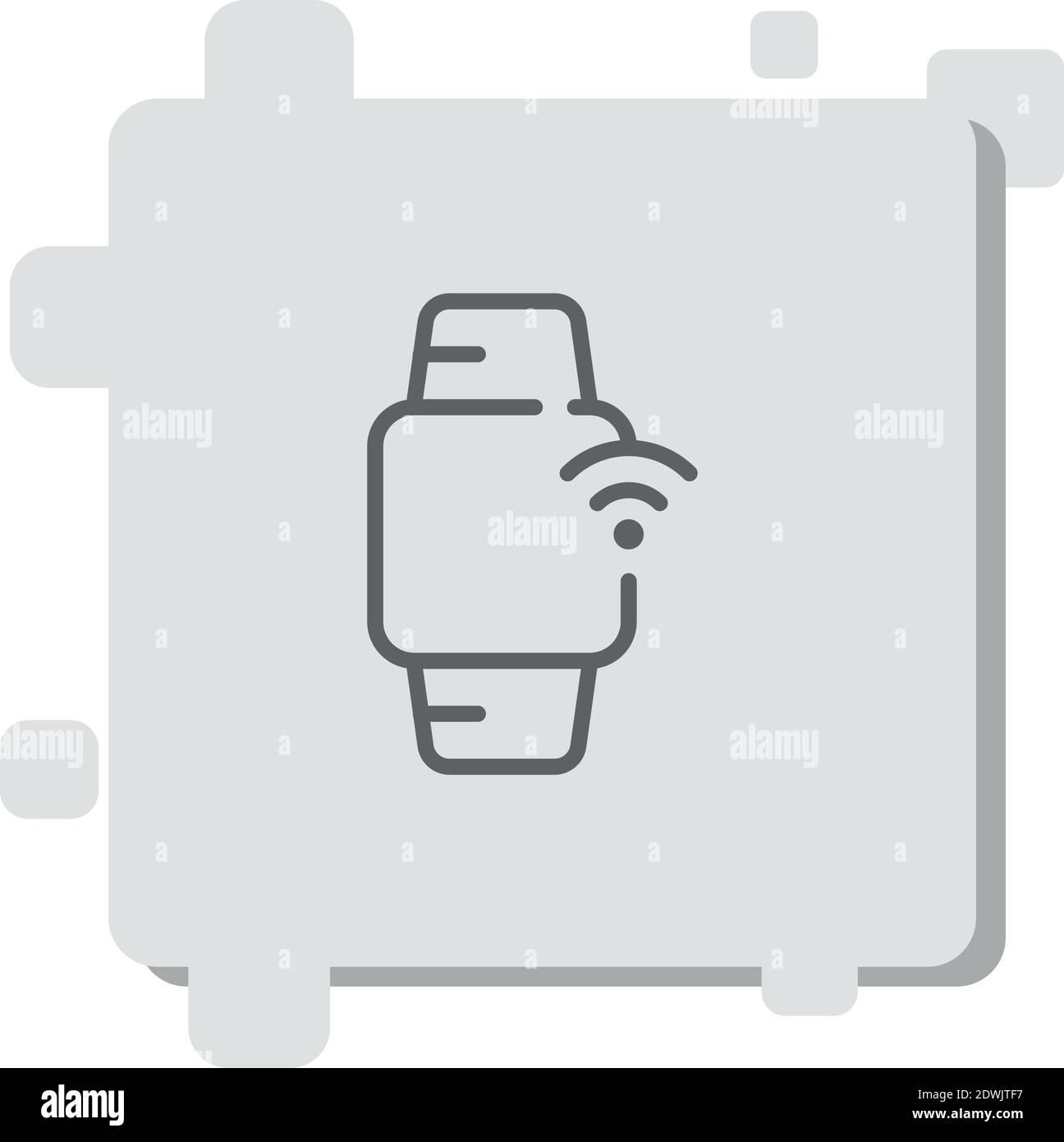 smart watch vector icon modern simple vector illustration Stock Vector ...