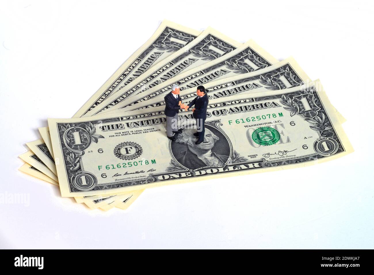 Faecher Dollars Stock Photo