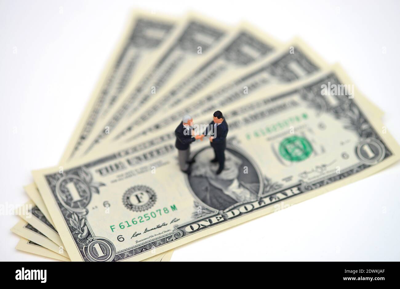 Faecher Dollars Stock Photo