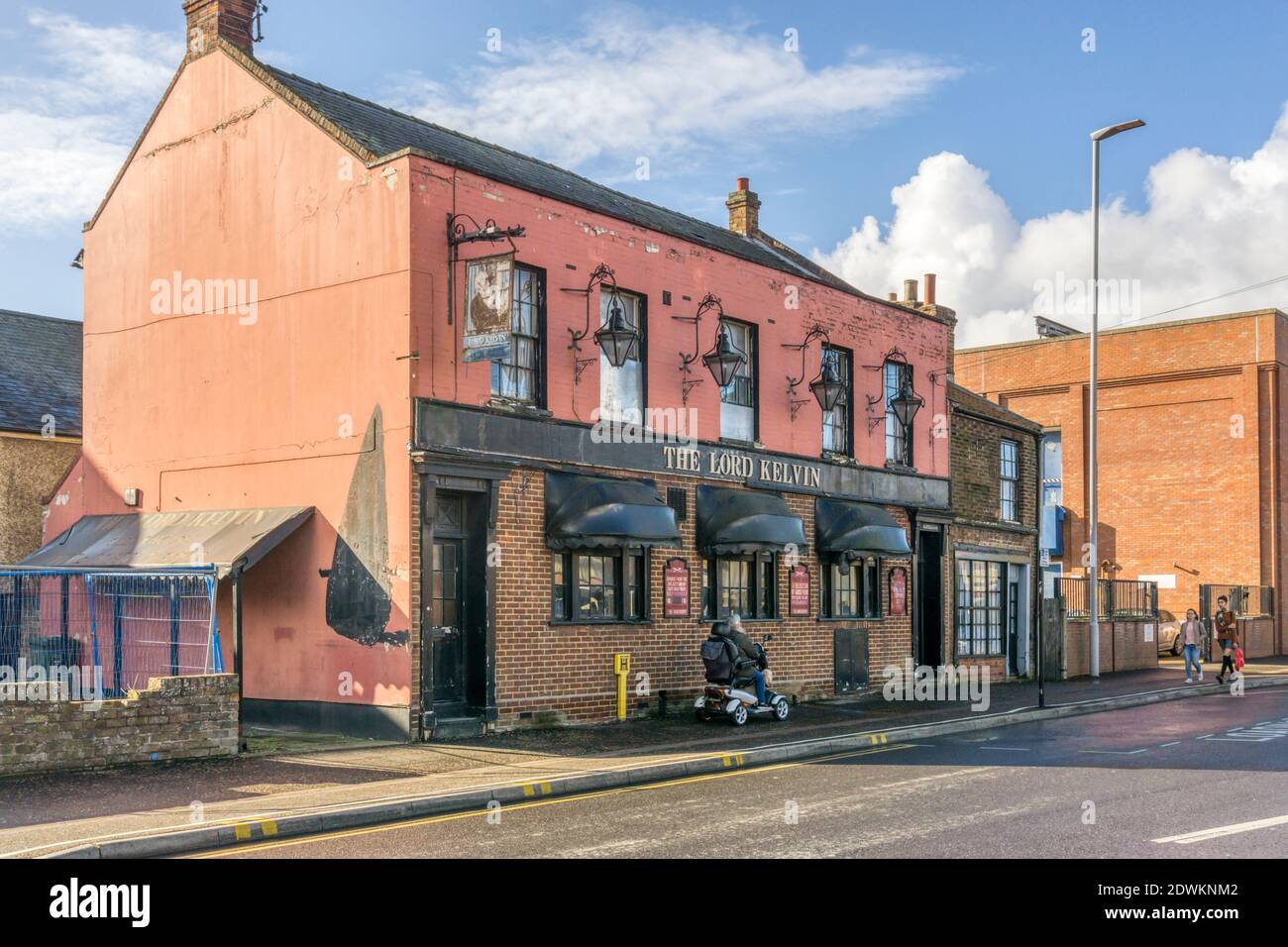 2016 archive photograph of The Lord Kelvin public house in King's Lynn.  Closed by 2020 with proposal to turn into flats. Stock Photo