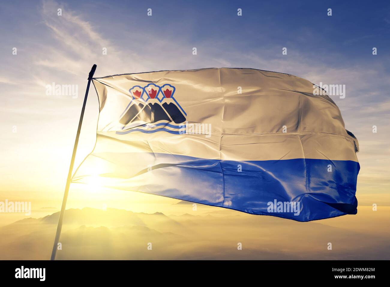 Flag of kamchatka oblast hi-res stock photography and images - Alamy