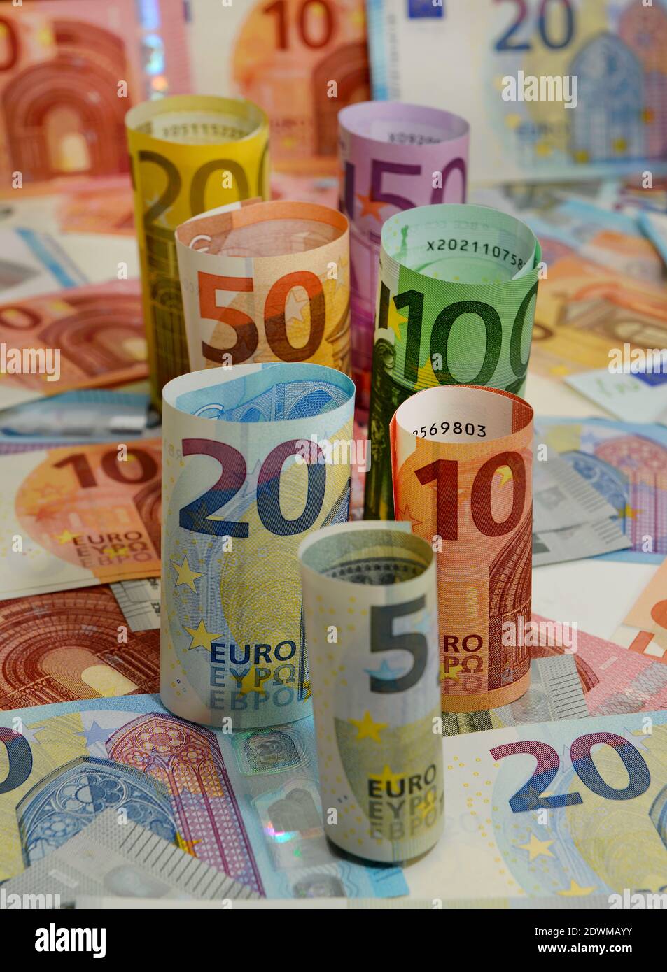 Euroscheine Stock Photo
