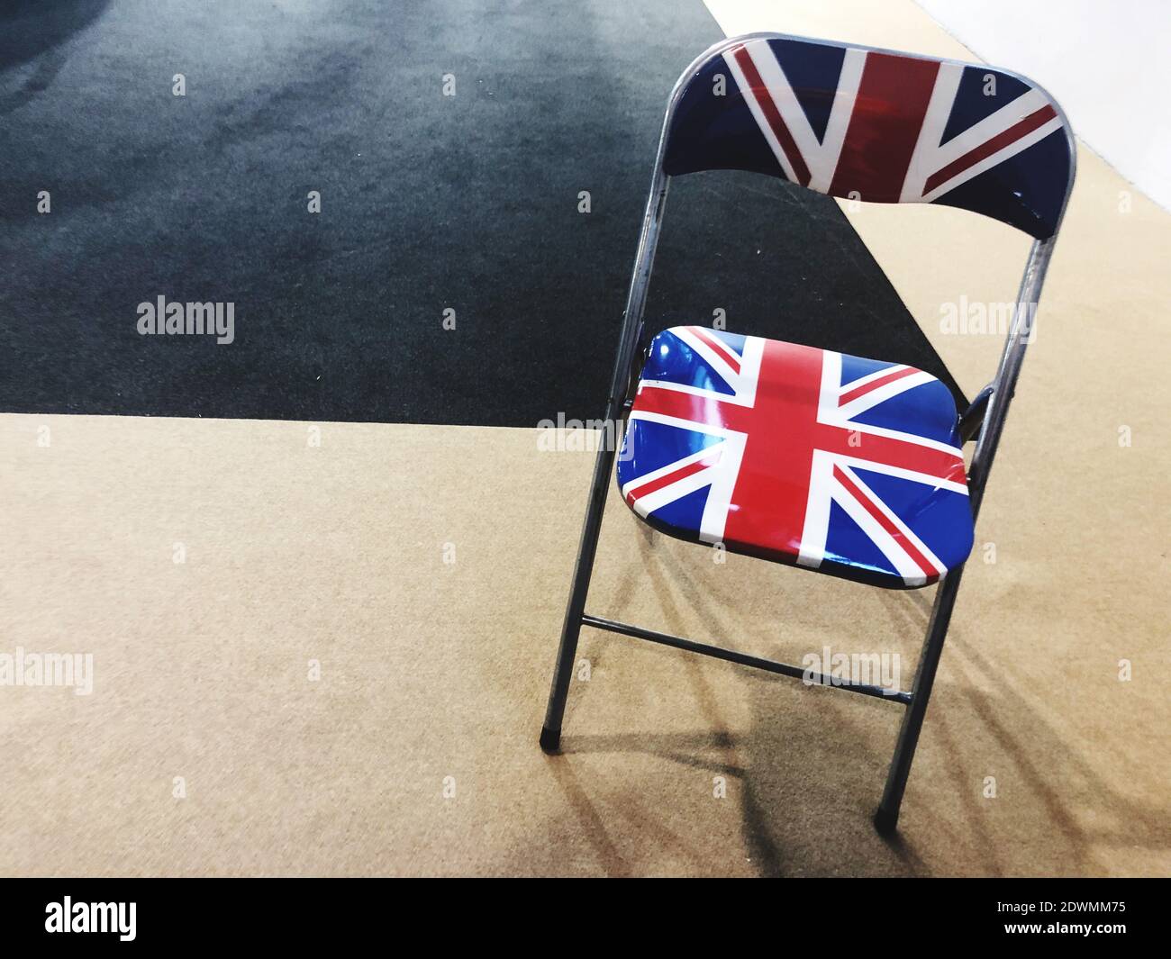 British flag chair hi-res stock photography and images - Alamy