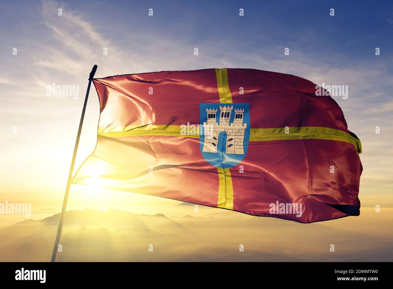 Ukraine satin flag coat hi-res stock photography and images - Alamy
