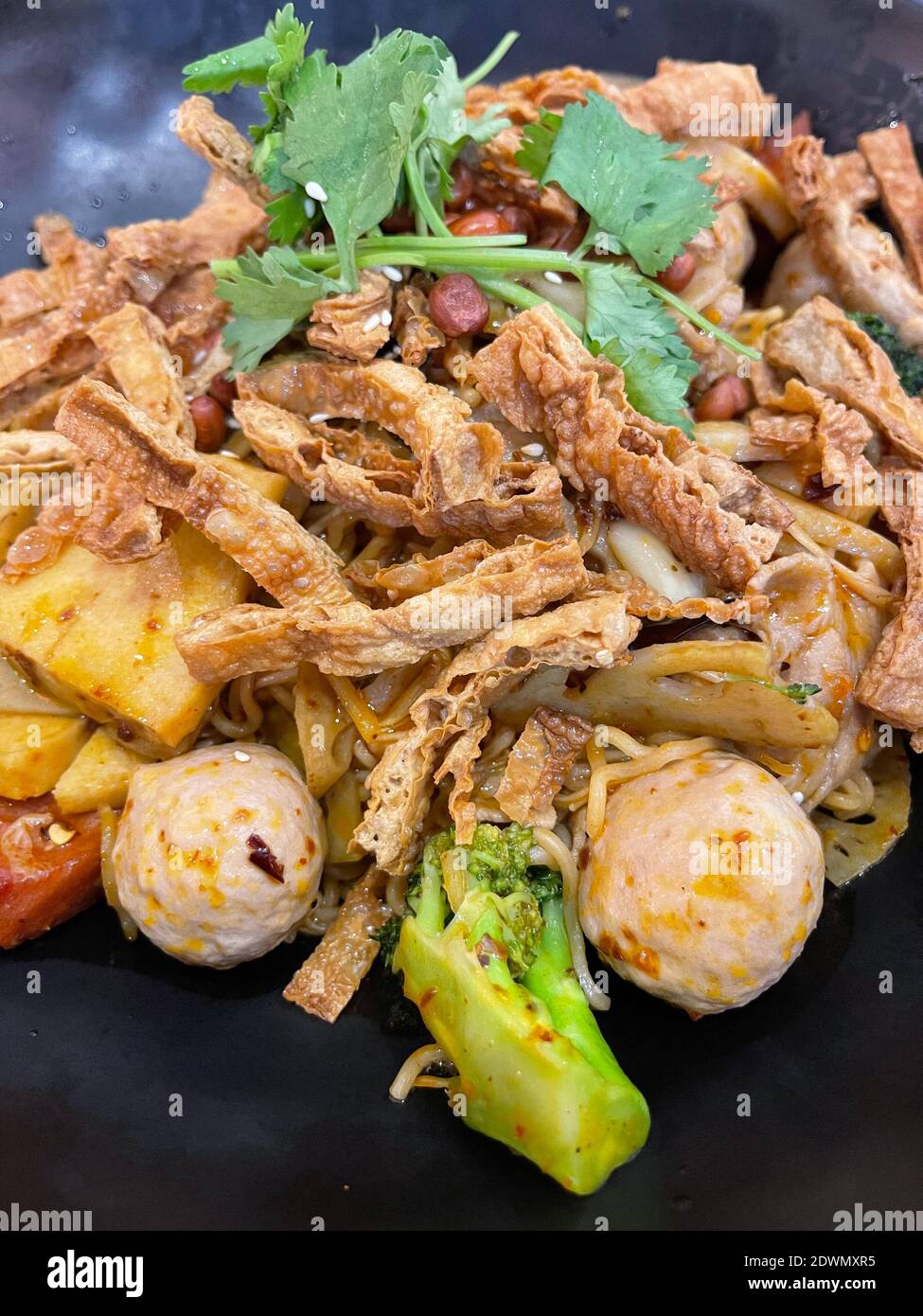 Mala Xiang Guo (Hot Pot) china popular dish, stir fried assorted