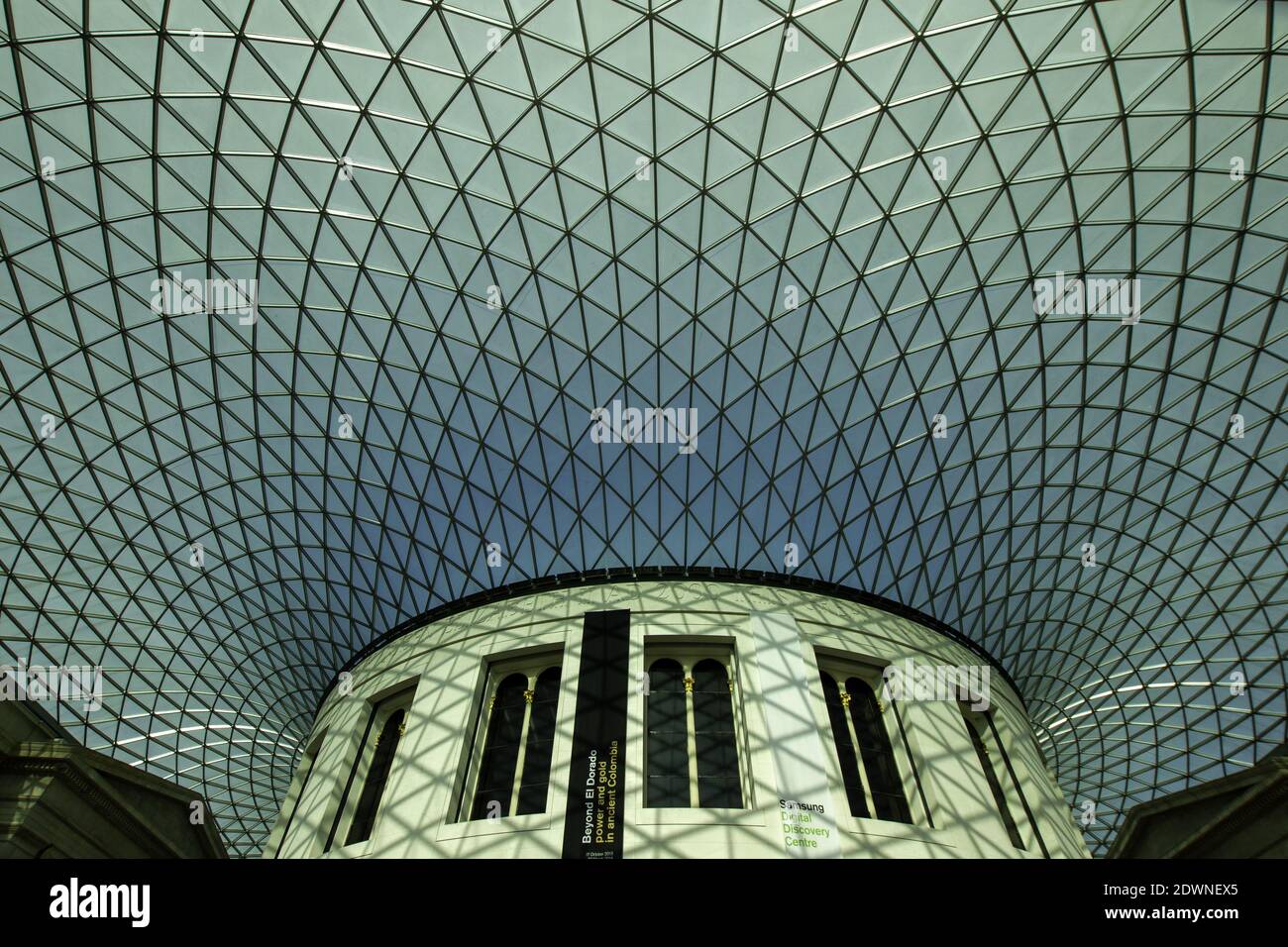 LONDON, UNITED KINGDOM - Feb 24, 2014: The magnificent roof in the ...