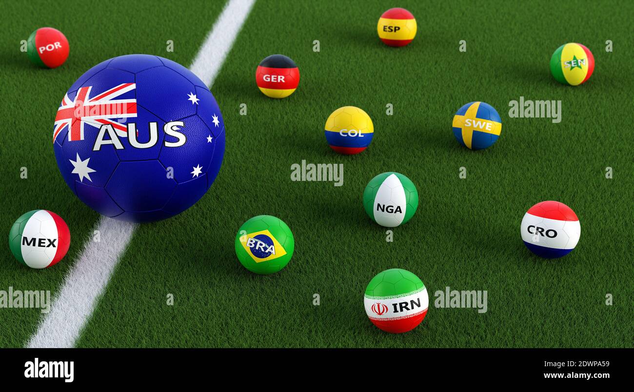 Australian national soccer team hires stock photography and images Alamy