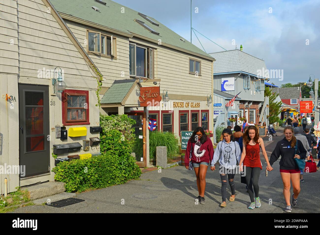 Historic Gallery on Bearskin Neck in downtown Rockport, Massachusetts