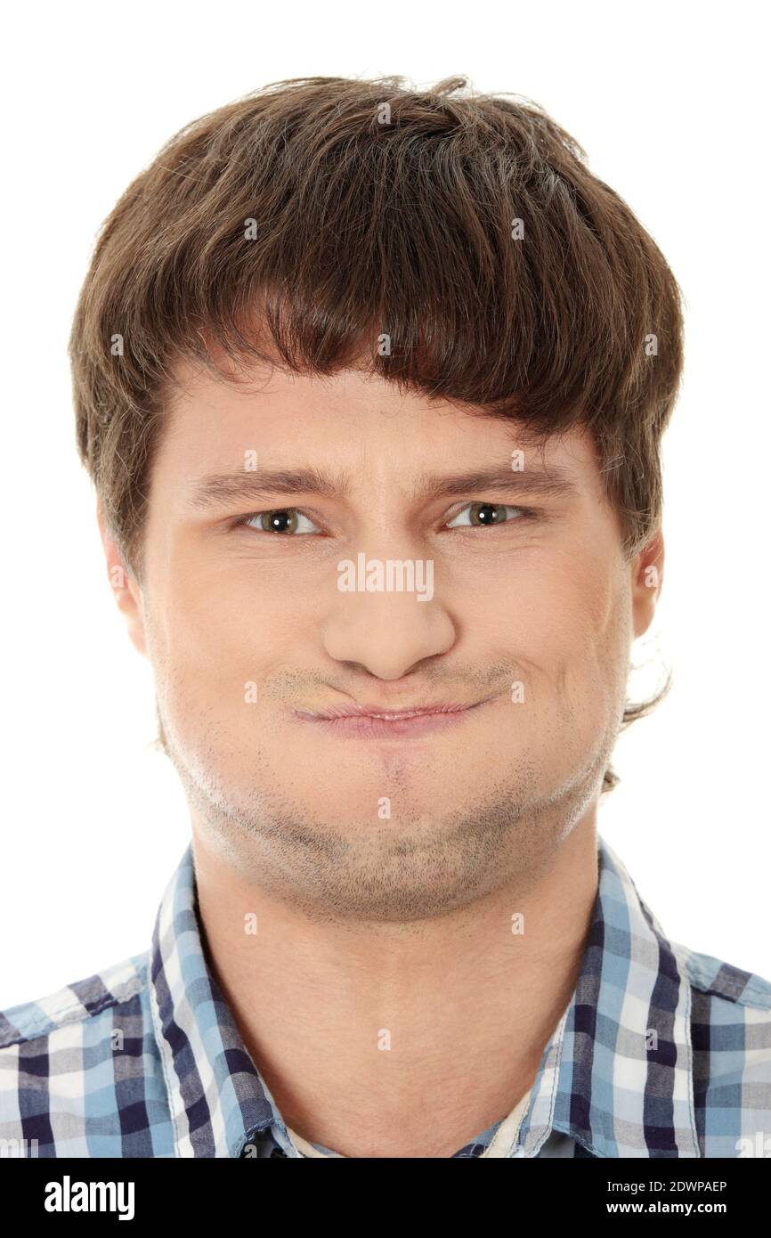 Puffed cheeks men hires stock photography and images Alamy