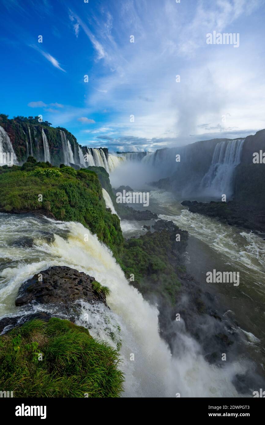 One of the biggest waterfalls of the world, Foz do Iguaçu (Iguazu Falls