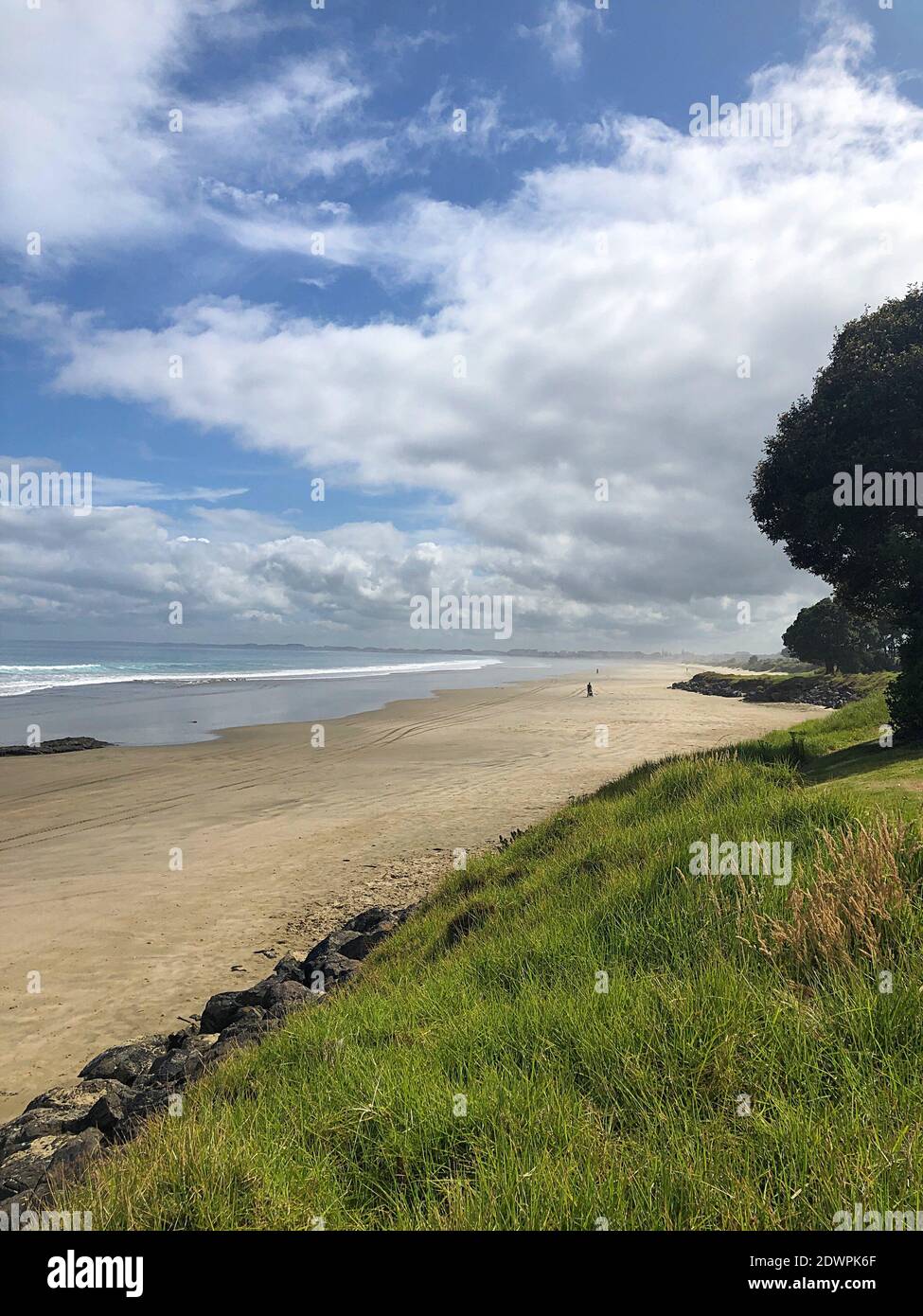 Scenic View Of Beach Against Sky Stock Photo