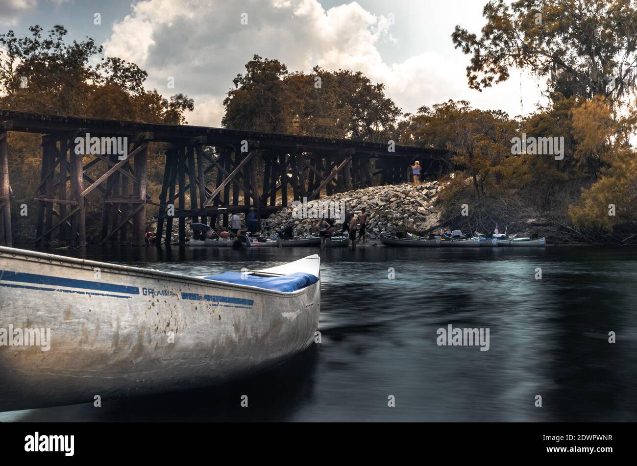 ARCADIA FLORIDA, UNITED STATES Aug 08, 2019 Photo of kayak in the