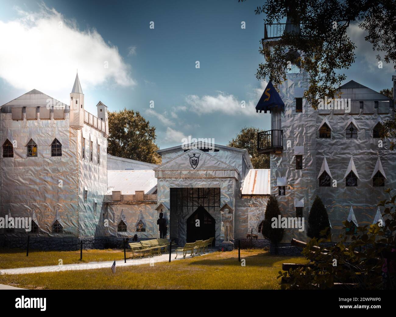 ARCADIA, UNITED STATES - Aug 22, 2019: Castle in Arcadia florida museum ...