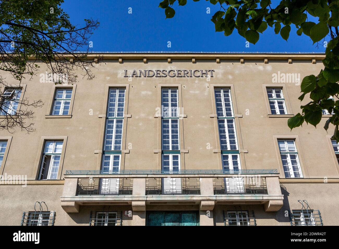 Landesgericht, Krems NÖ, Österreich Stock Photo