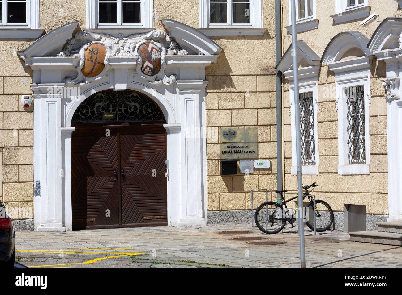 Bezirksgericht, Braunau am Inn, Oberösterreich, Österreich Stock Photo
