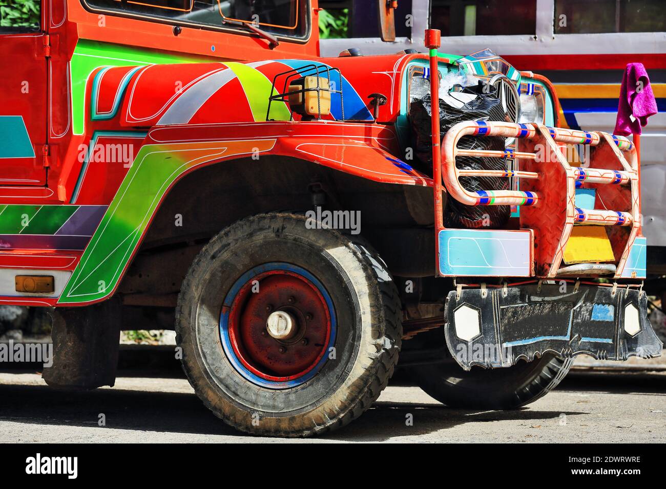 Very old mini bus for people transportation hi-res stock photography ...