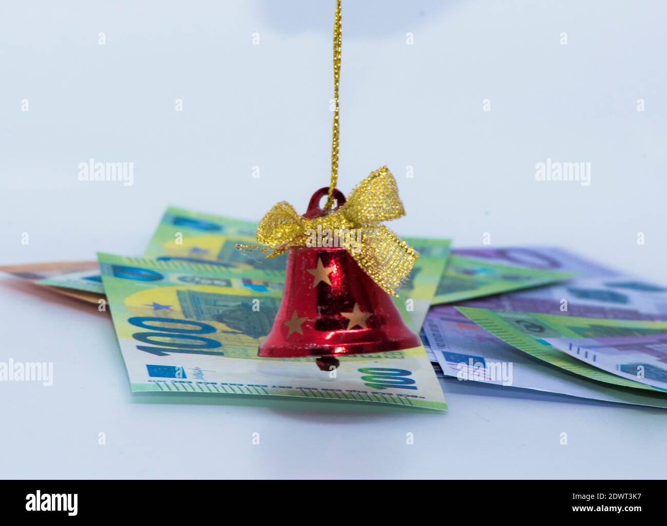 christmas business in the holiday season, purchasing gifts and spending money Stock Photo