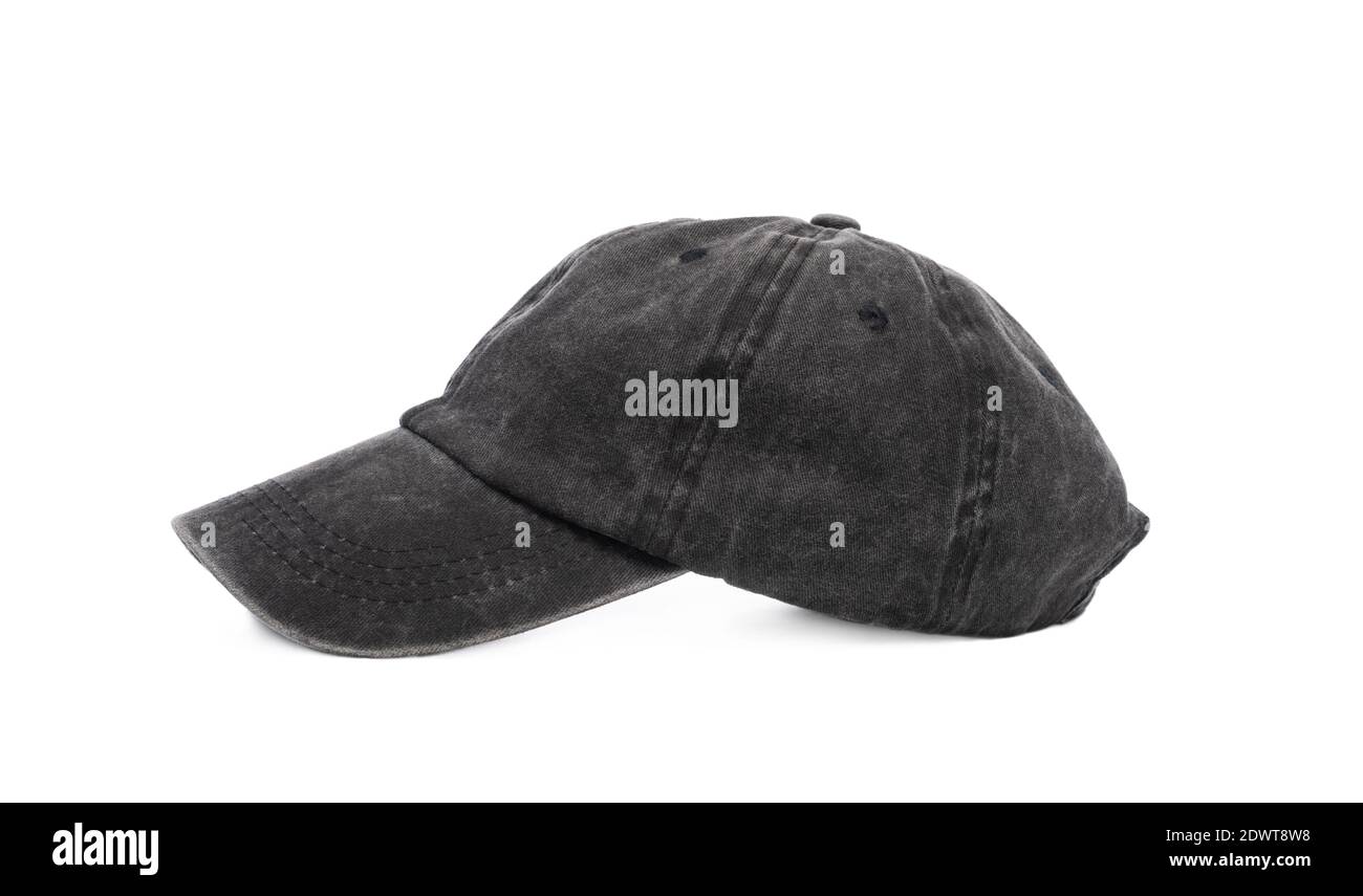 Male baseball cap isolated on white background Stock Photo