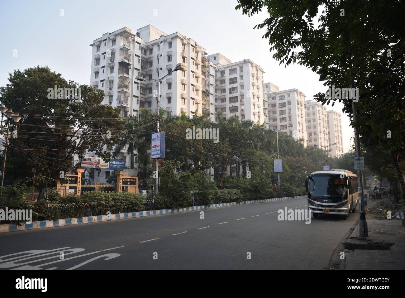 Avishikta–2 Housing Complex. 369/3 Purbachal Kalitala Road, Kalikapur, Kolkata. Stock Photo